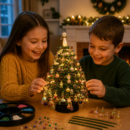 DIY Crystal Beaded Christmas Tree Craft Kit