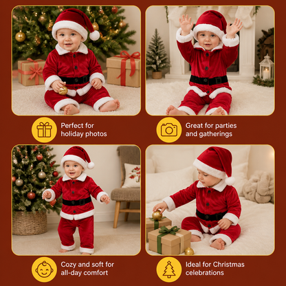 Baby & Toddler Santa Costume Set
