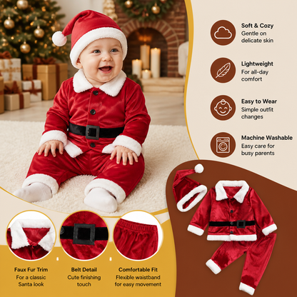 Baby & Toddler Santa Costume Set