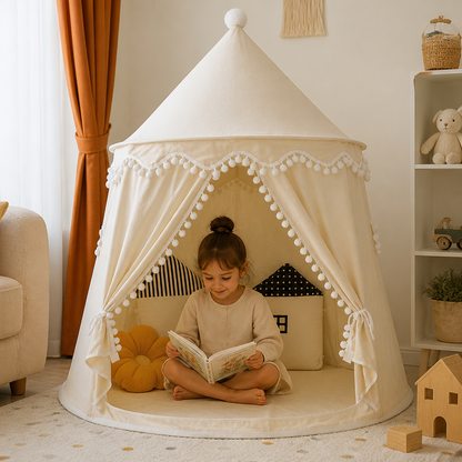 Cozy Kids Play Tent – A Charming Hideaway for Reading & Play