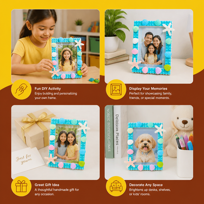 DIY Building Blocks Photo Frame Craft Kit
