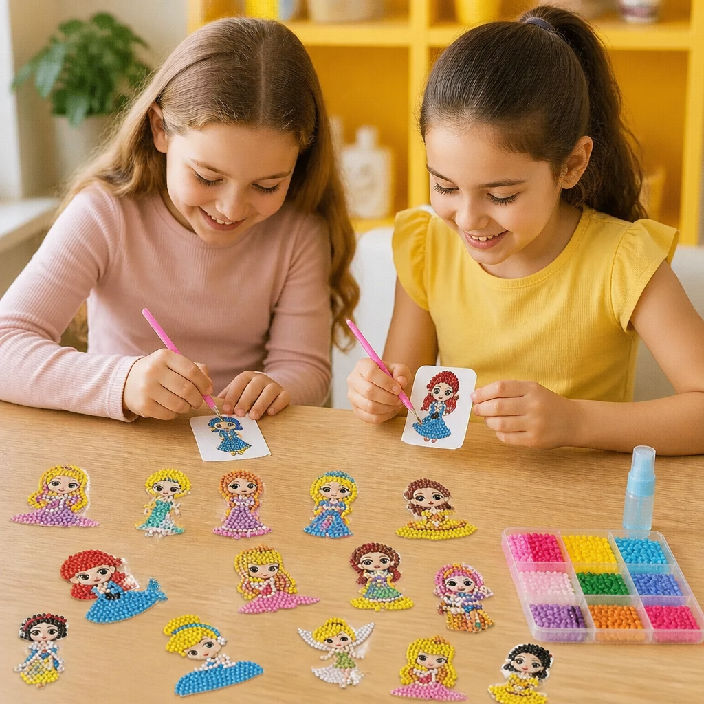 DIY Diamond Art Sticker Craft Kit for Kids