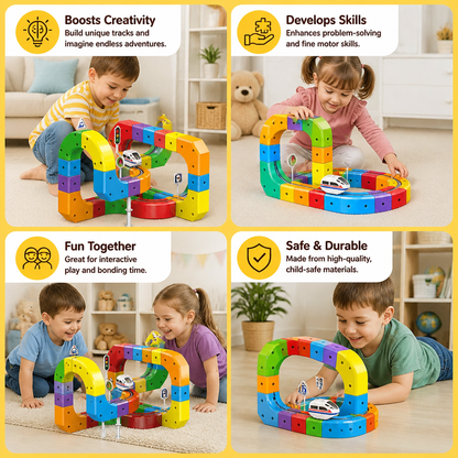 Magic rail cube track kids toy