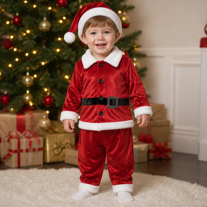Baby & Toddler Santa Costume Set