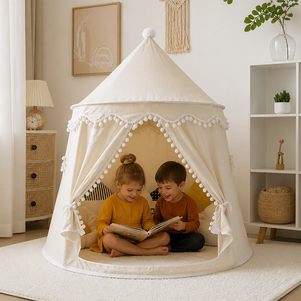 Cozy Kids Play Tent – A Charming Hideaway for Reading & Play