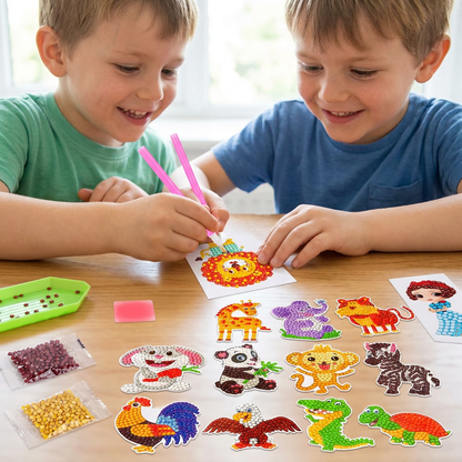 DIY Diamond Art Sticker Craft Kit for Kids