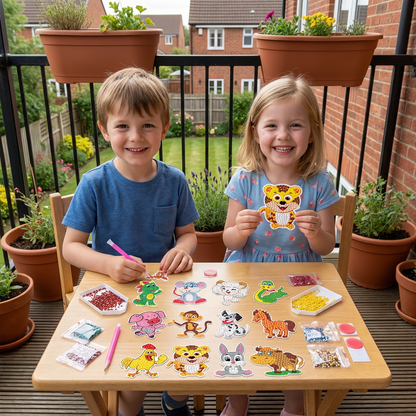 DIY Diamond Art Sticker Craft Kit for Kids