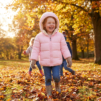 Fleece-Lined Baby & Toddler Puffer Jacket