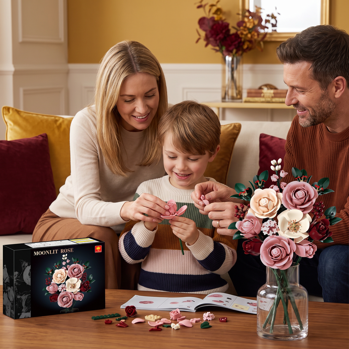Flower Building Block Bouquet Set