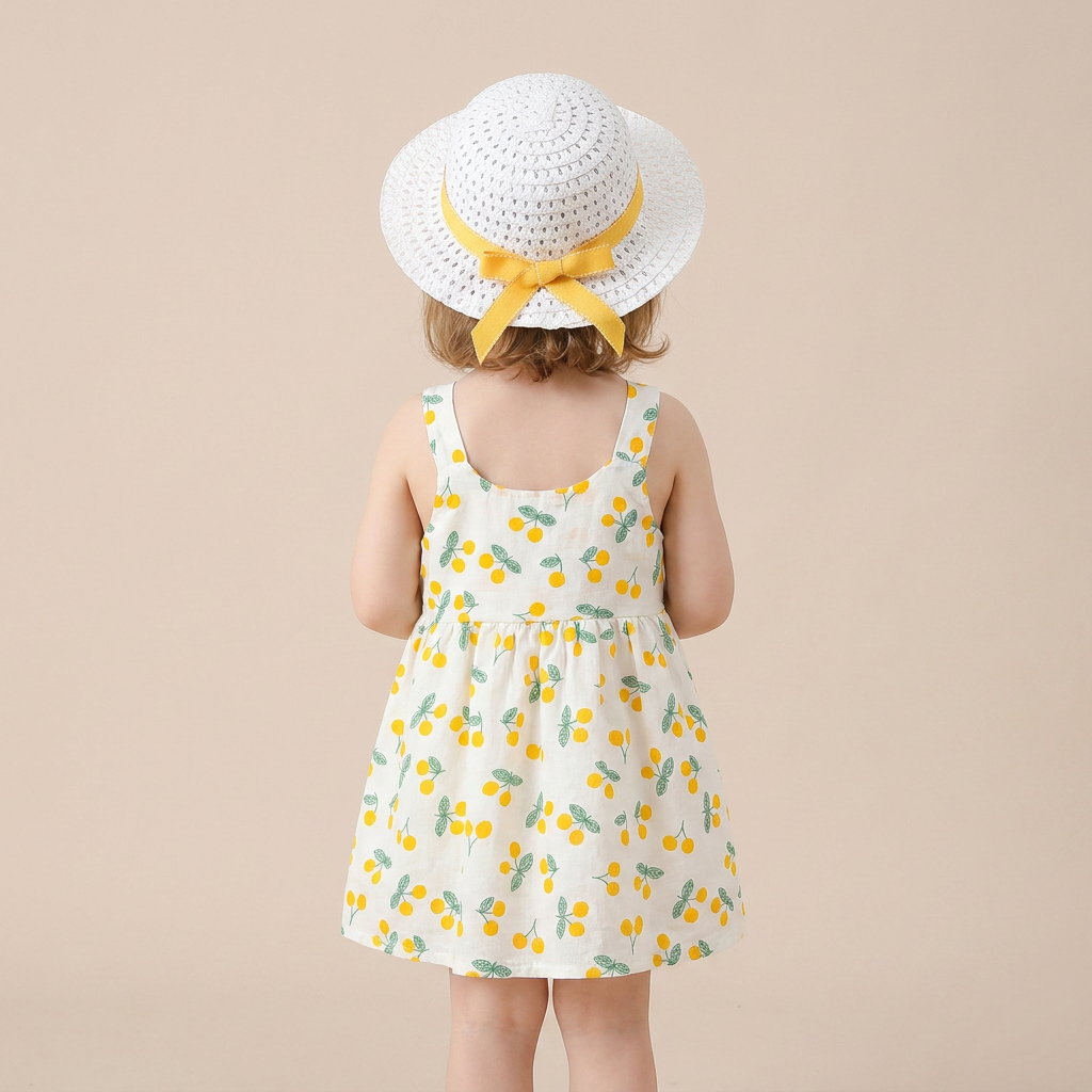 Sweet Orchard Dress Set & Hat