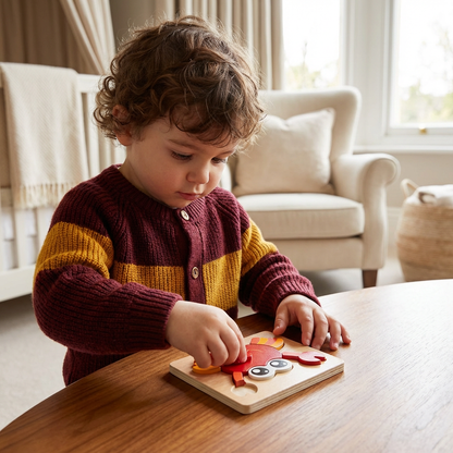 3D Wooden Puzzle for Kids – Educational Animal Learning Toy for Toddlers