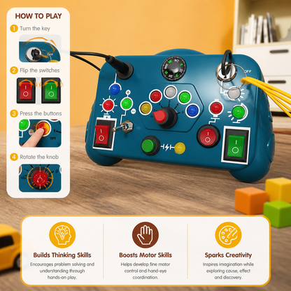 Montessori Activity Toy for Kids – Educational Game to Support Motor Skills, Understanding & Creativity