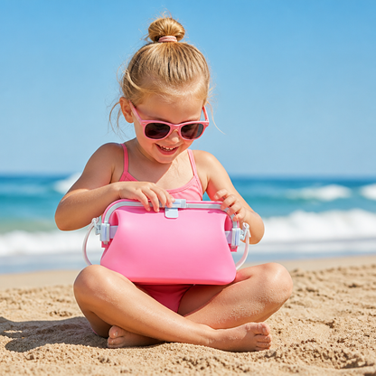 Waterproof Silicone Storage Bag with Shoulder Strap