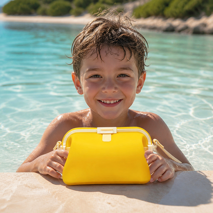 Waterproof Silicone Storage Bag with Shoulder Strap