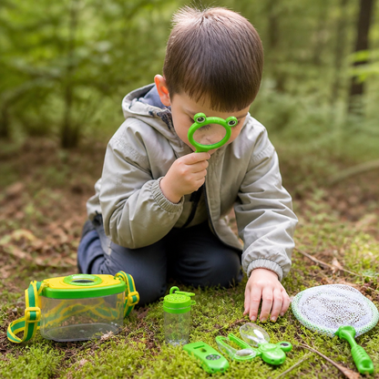 Kids Outdoor Bug Observation Explorer Kit with Accessories