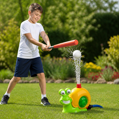 Kids Baseball Helicopter Water Sprinkler for Outdoor Summer Fun