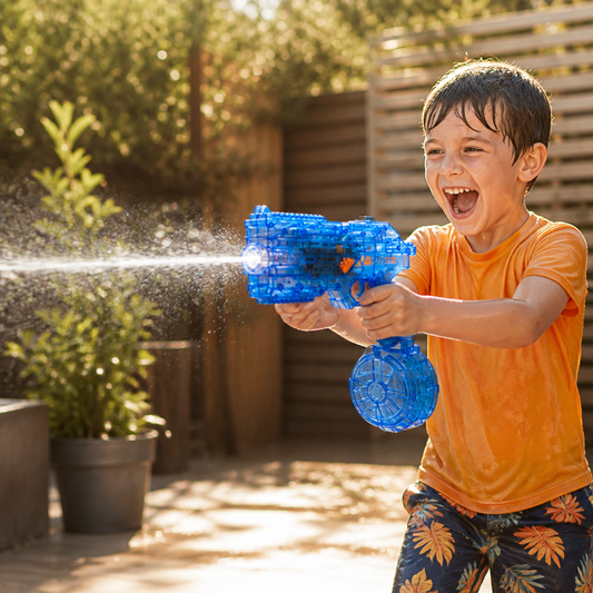 Electric Space Water Gun with Circular Tank