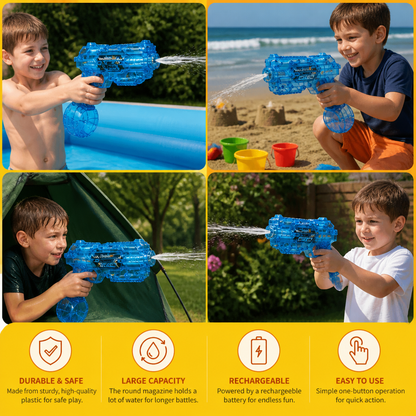 Electric Space Water Gun with Circular Tank