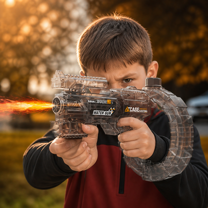 Electric Space Water Gun with Circular Tank