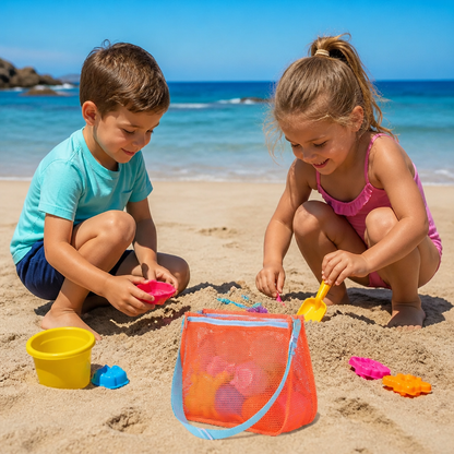 Kids Mesh Beach and Pool Bag for Toys and Accessories