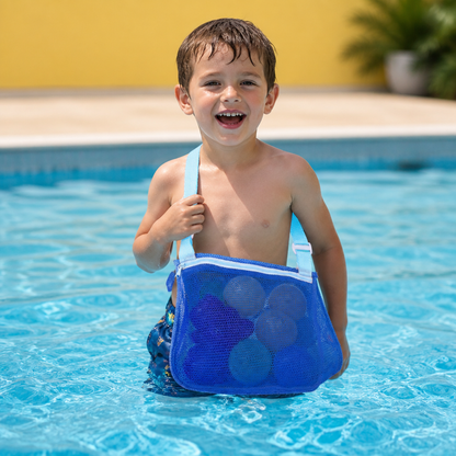 Kids Mesh Beach and Pool Bag for Toys and Accessories