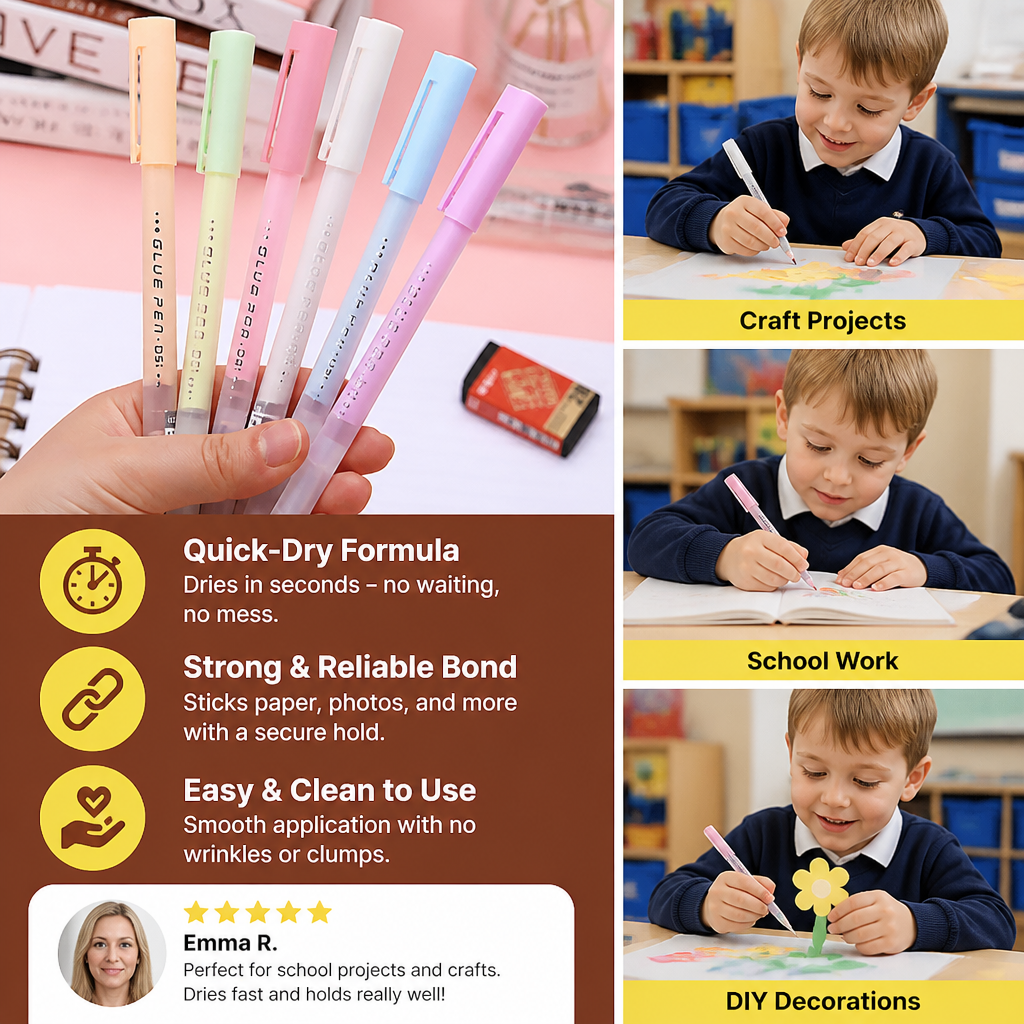 Precision Quick-Dry Glue Pen