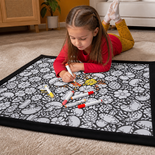 DIY Colouring Blanket for the whole family