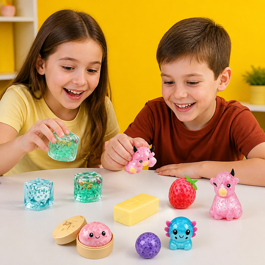Premium Squishy Fidget Toy Set – 8 Sensory Toys
