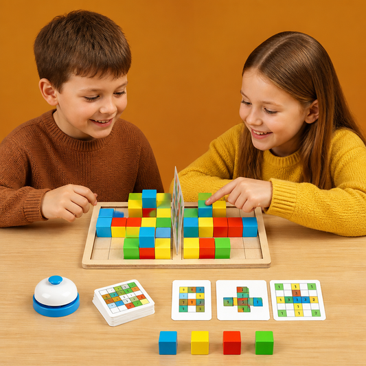 3D Color Match Building Blocks Puzzle Game