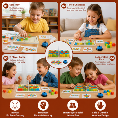 3D Color Match Building Blocks Puzzle Game