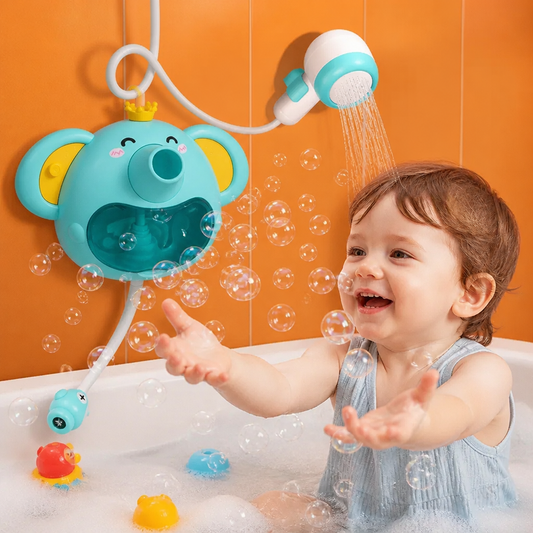 Musical Elephant Bubble Bath Toy with Shower Head