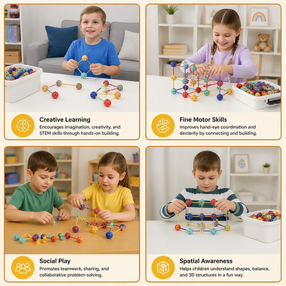 3D STEM Construction Building Set – Creative Learning Toy