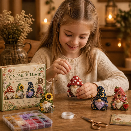 3D Beaded Animal Craft Kit – DIY Mini Bead Art Set for Beginners