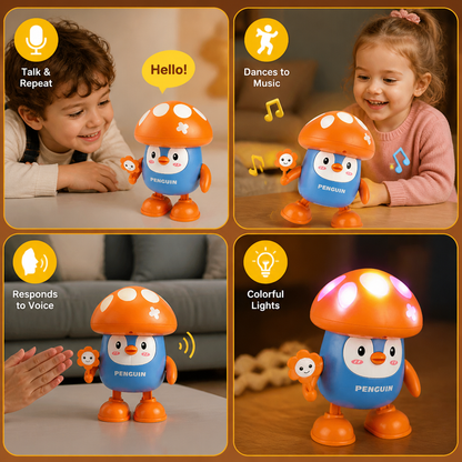 Interactive Talking & Dancing Penguin Toy with Music
