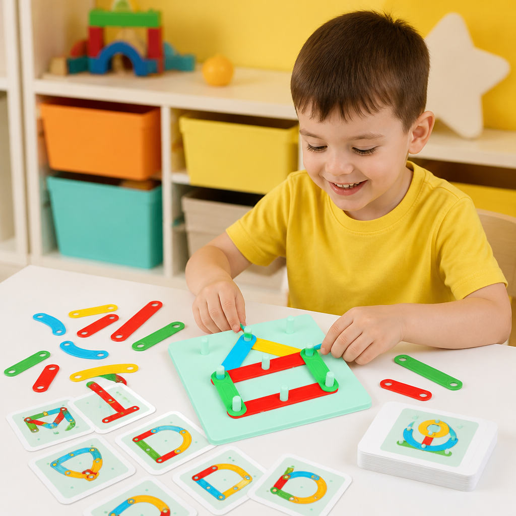 Educational Magnetic Letter & Number Building Set