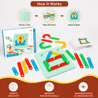 Educational Magnetic Letter & Number Building Set