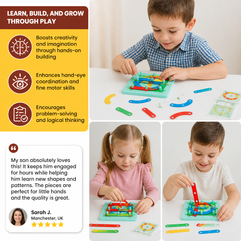 Educational Magnetic Letter & Number Building Set