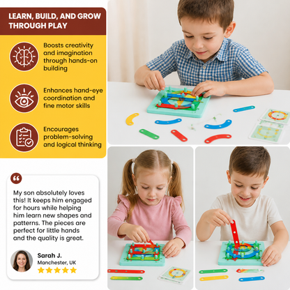 Educational Magnetic Letter & Number Building Set