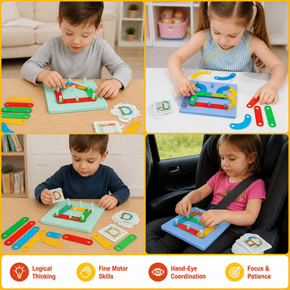 Educational Magnetic Letter & Number Building Set