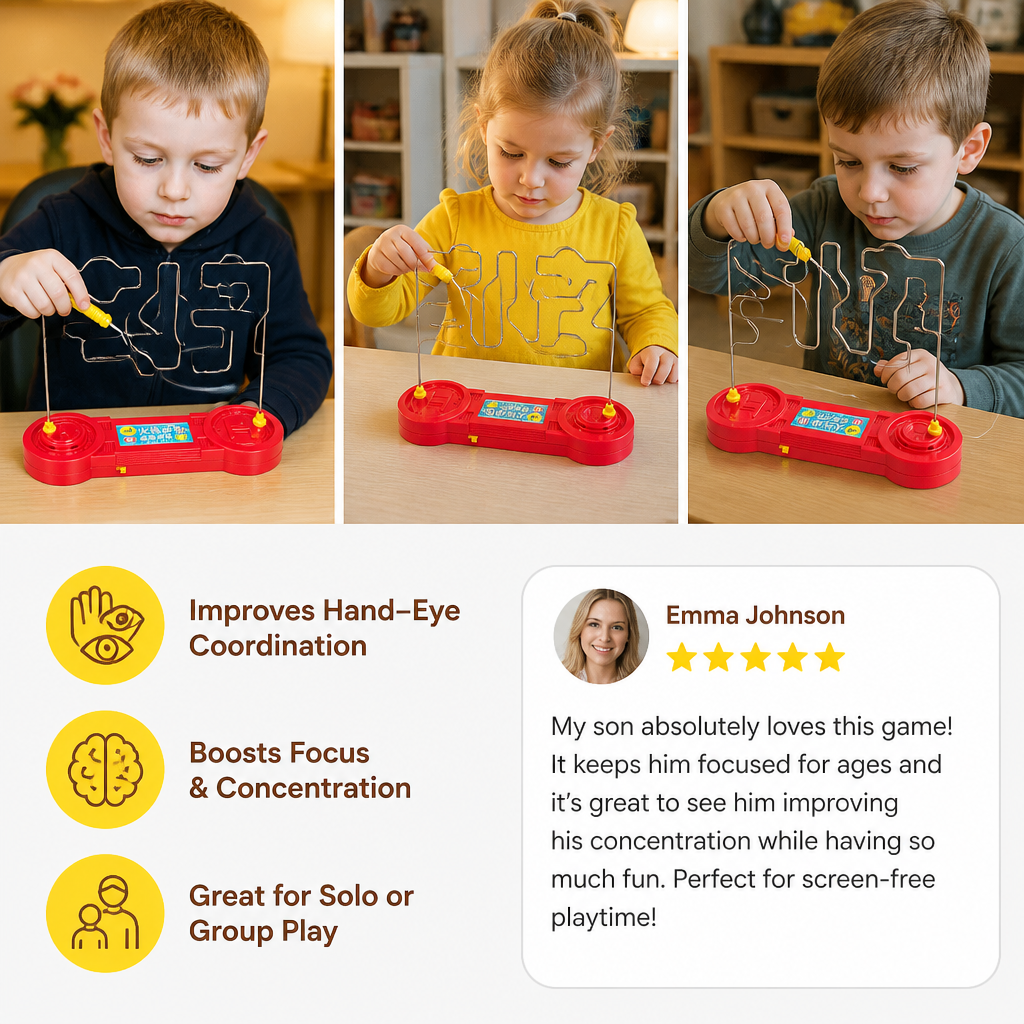 Buzz Wire Steady Hand Game