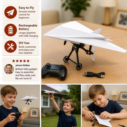 DIY Remote Control Paper Airplane Kit