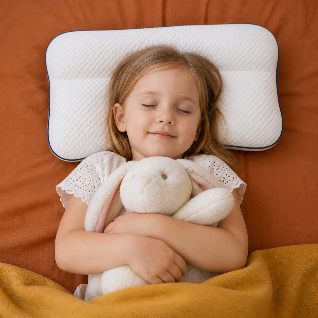 Ergonomic Neck Support Memory Foam Kids Pillow