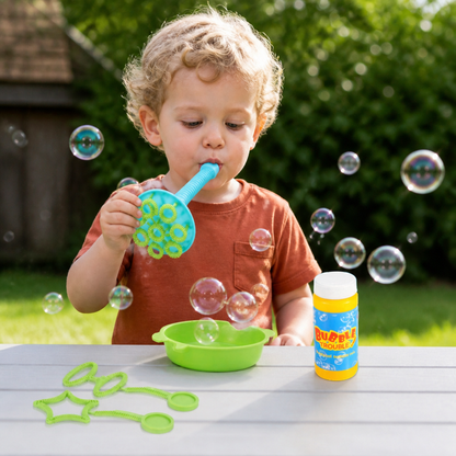 Magic Bubble Blower Stick Set