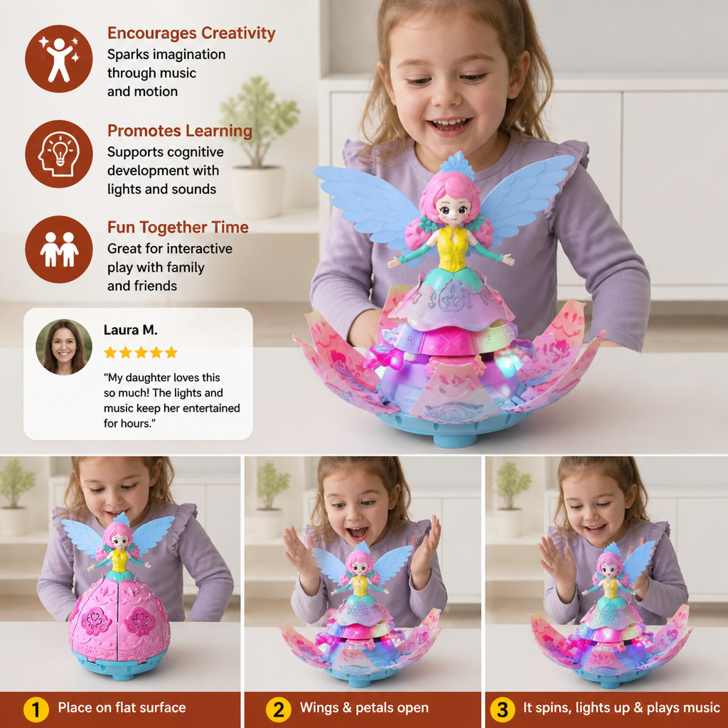 Magical Bloom Dancing Princess Doll