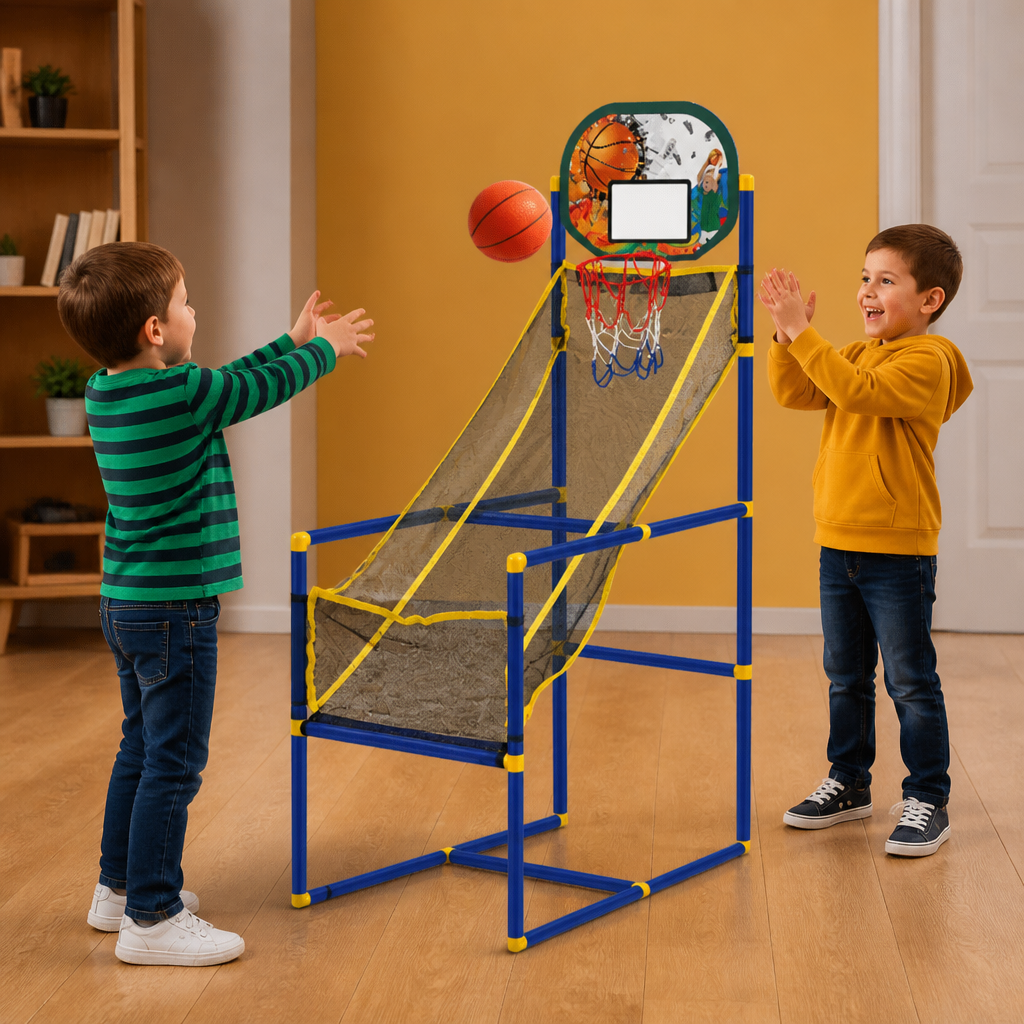Adjustable Kids Basketball Hoop Set - That Grows With Your Kids
