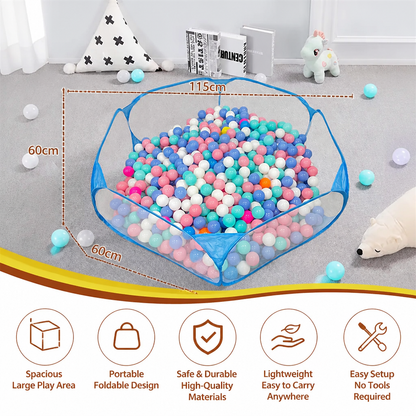 Portable Pop-Up Baby Playpen Tent for Toddlers