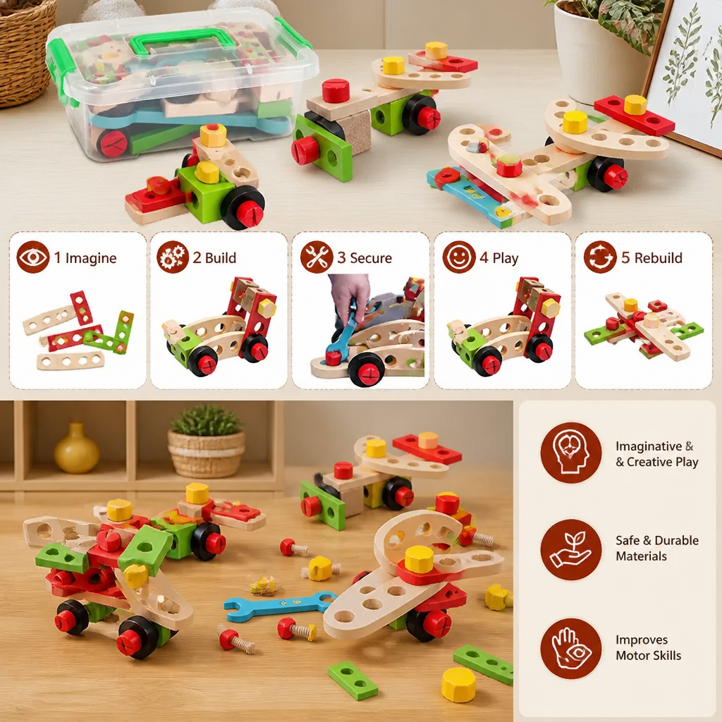 Homemade Fun - Toolbox Playset