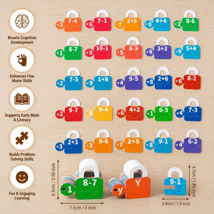 Letters and Maths Locks and Keys Educational Game
