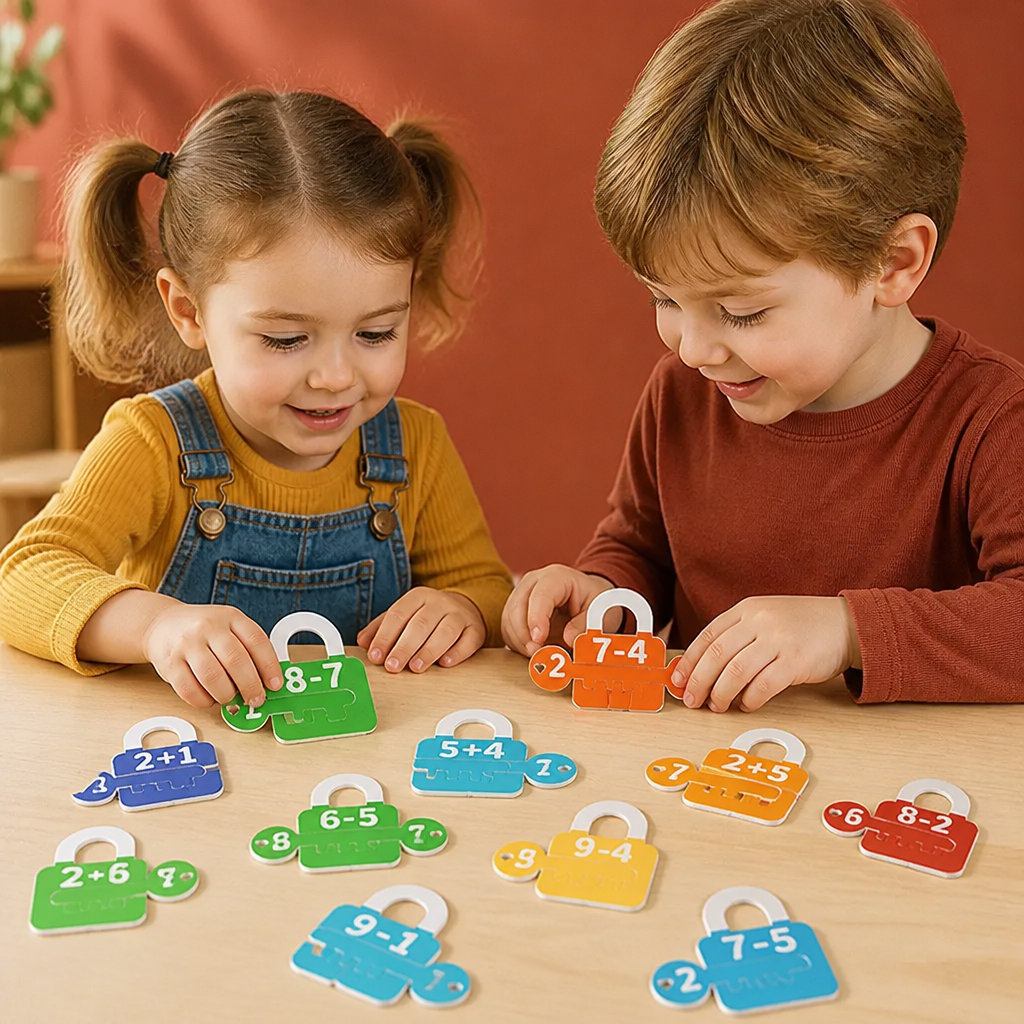 Letters and Maths Locks and Keys Educational Game