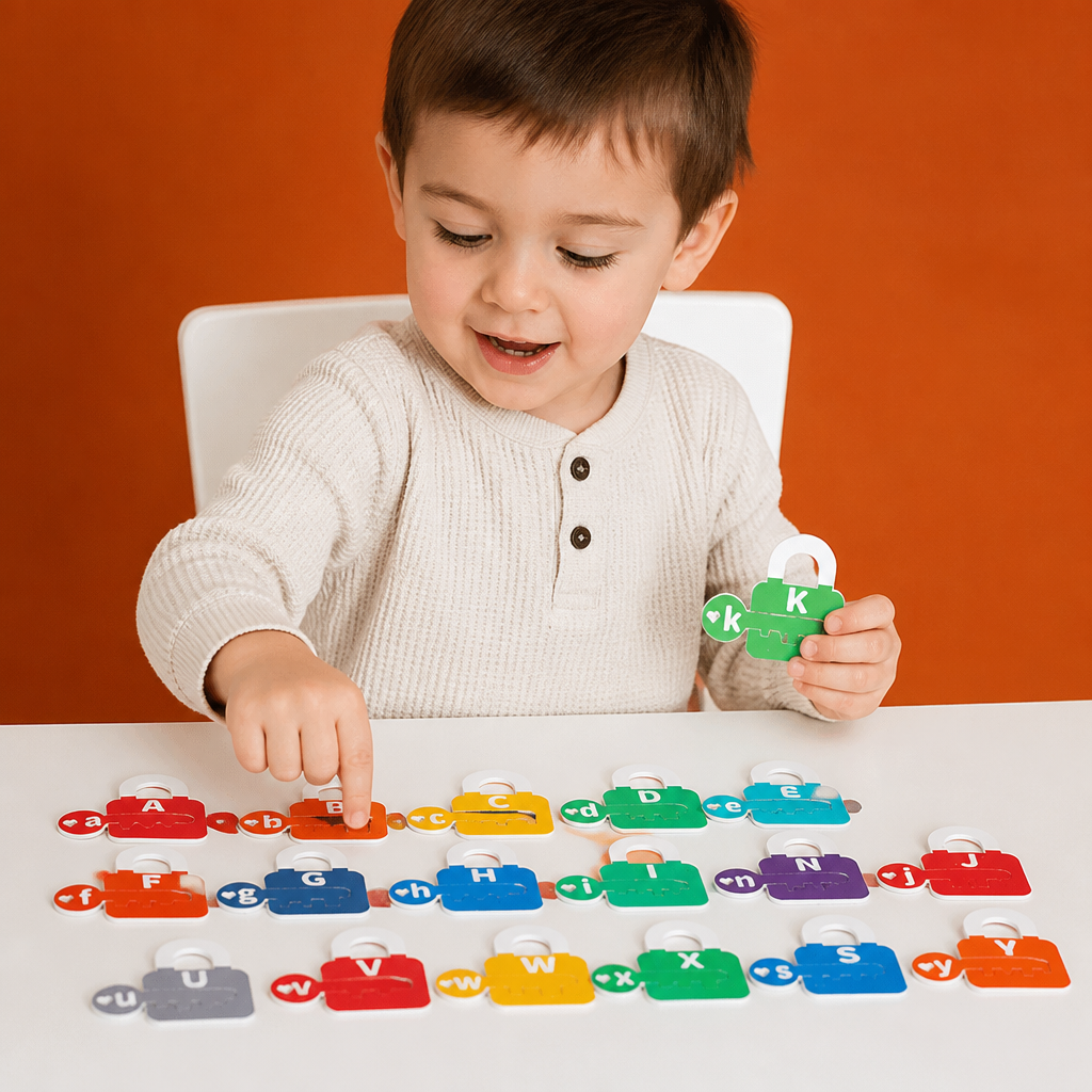 Letters and Maths Locks and Keys Educational Game